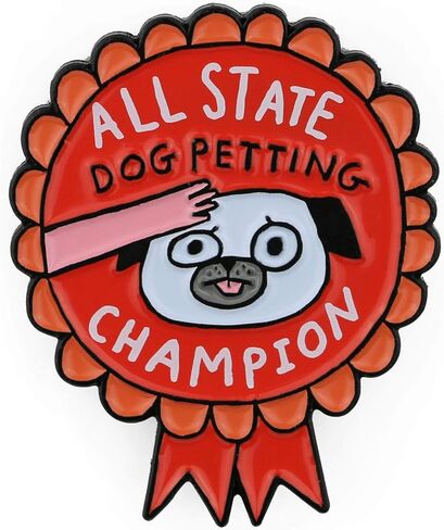 BADGE BOMB Permanently Exhausted Pigeon Pin by Gemma Correll in Kuwait