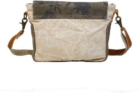 حقيبة Myra Bag Chocolate Caramel Small & Crossbody مصنوعة من القماش المعاد تدويره، مصنوعة من الجلد والسجاد S-2170 in Saudi Arabia