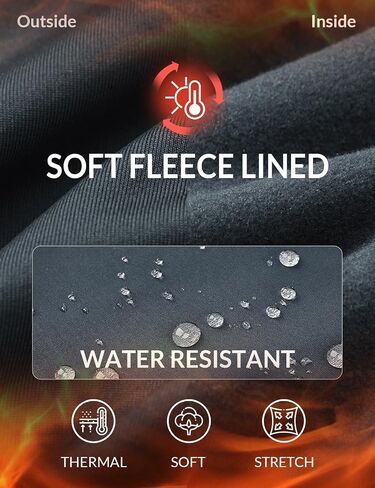 baleaf Women's Fleece Lined Pants Winter Thermal Travel Pants Cold Weather Golf Hiking Snow Pockets Work Casual in Saudi Arabia