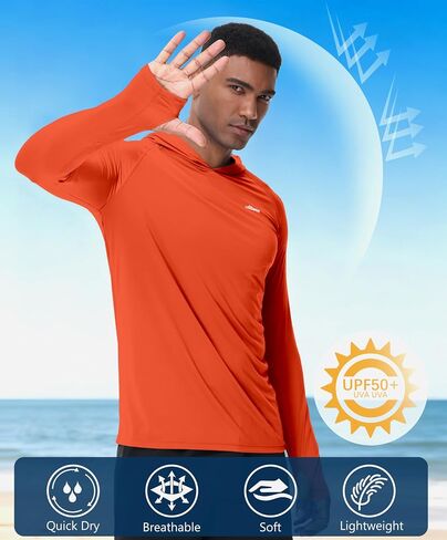 قمصان صيد أسماك رياضية للرجال UV Sun Hoodie in Saudi Arabia