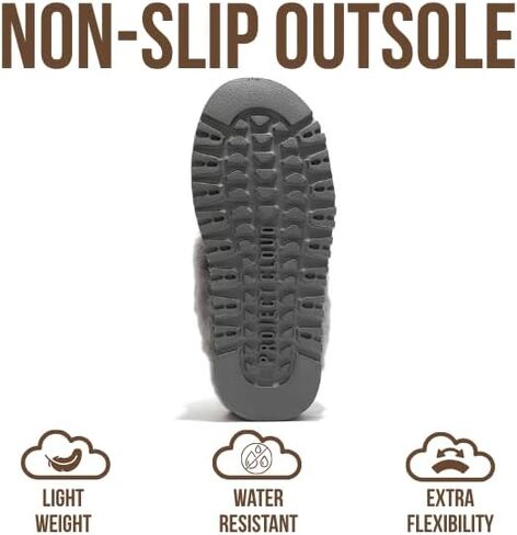 Project Cloud 100% Genuine Leather Memory Foam Slippers for Women Footwear | Memory Foam Cushioning; Genuine Leather Upper; Non-Slip Sole; Lightweight Design for Everyday Comfort and Support All-Day Use in Saudi Arabia