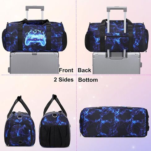Dance Bag for Girls Sports Gym Bag for Girls Kids Travel Duffel Bags Waterproof Tie-dye Purple Overnight Duffel Bag with Shoe Compartment Ballet Gym Bag in Kuwait