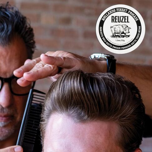 Reuzel Extreme Hold Matte Pomade - Men's Concentrated Wax Formula With Natural And Organic Hold - A Vegan Defining And Thickening Product That's Easy To Apply And Remove - Original Fragrance in Saudi Arabia