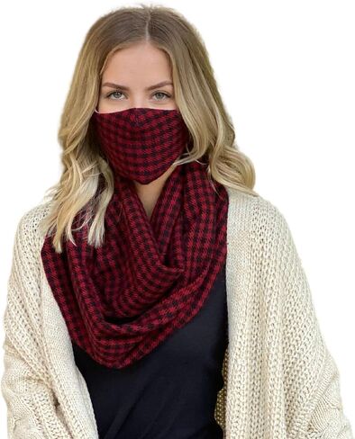 VITAMIN SEA Infinity Scarves with Hidden Zipper Pocket - Stylish and Lightweight Travel Scarf for Women in Saudi Arabia