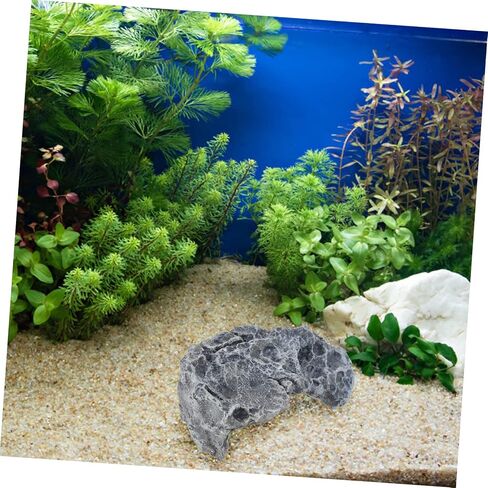 Milisten Reptile Tank Accessories Resin Turtle Basking Ramp Tortoise Resting Stone in Kuwait