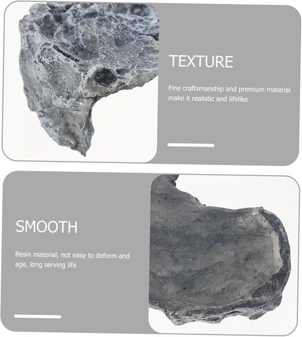 Milisten Reptile Tank Accessories Resin Turtle Basking Ramp Tortoise Resting Stone in Kuwait