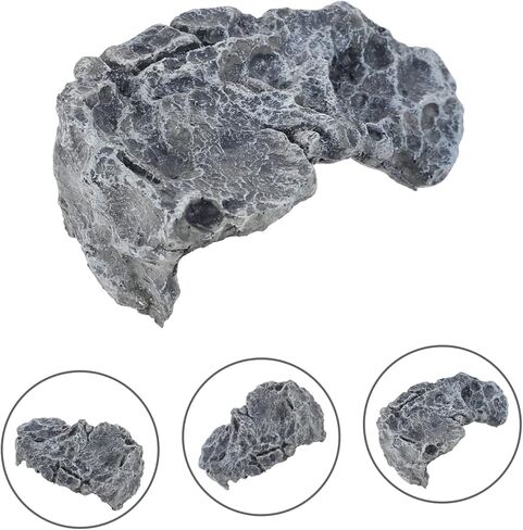 Milisten Reptile Tank Accessories Resin Turtle Basking Ramp Tortoise Resting Stone in Kuwait