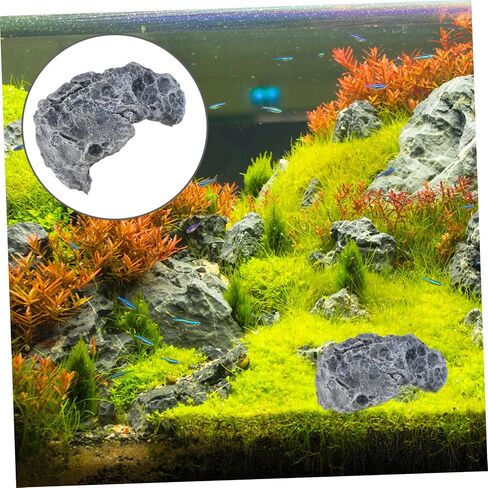 Milisten Reptile Tank Accessories Resin Turtle Basking Ramp Tortoise Resting Stone in Kuwait