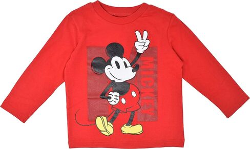 Disney Mickey Mouse 3 Pack Long Sleeve Graphic T-Shirts in Saudi Arabia