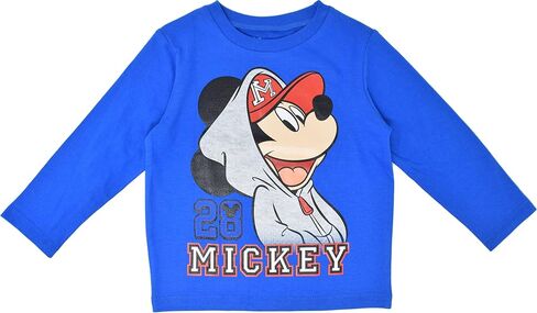 Disney Mickey Mouse 3 Pack Long Sleeve Graphic T-Shirts in Saudi Arabia