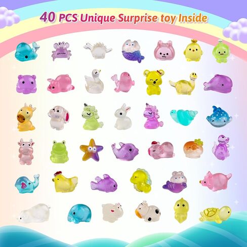 Yekery Bath Bomb Gift Set with Toys Inside, 20 Pack Organic Bath Bombs for Kids, Kids Safe Handmade Fizzy Balls for Kid, Ideal Birthday Gift for Boys & Girls) in Saudi Arabia