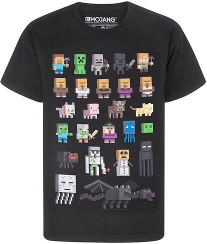 تي شيرت Minecraft للأولاد Sprites بأكمام قصيرة للأطفال in Saudi Arabia