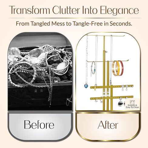 Tree Jewelry Organizer by SoCal - Jewelry Tree Earring Organizer and Necklace Holder - Jewelry Stand, Earring Holder Organizer, Necklace Organizer Bracelet Holder - Jewelry Holder and Jewelry Display in Saudi Arabia