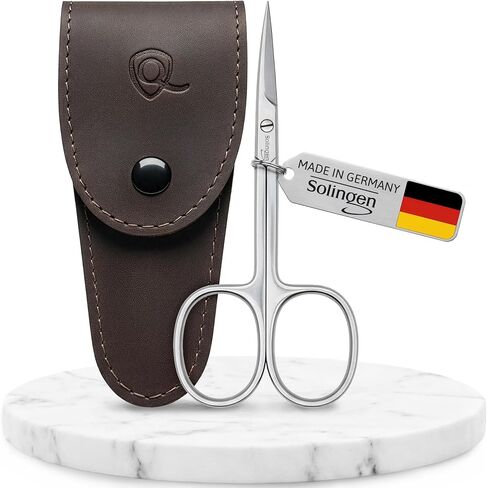 marQus - Straight nail scissors made in Germany Solingen incl. case for precise cutting of nails suitable as fingernail scissors and toenail scissors in Kuwait
