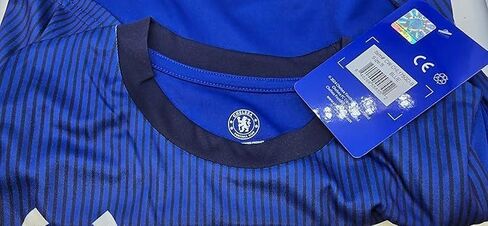 Icon Sports Men Compatible with Chelsea Big Lion Shadow Logo Poly Soccer Jersey - 01 in Saudi Arabia