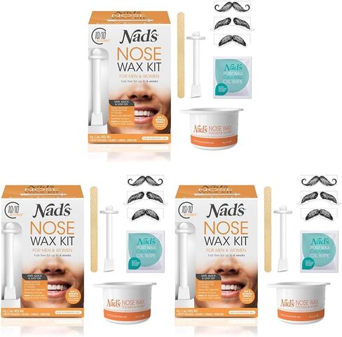 Nad's Nose Wax Kit for Men & Women - Waxing Kit for Quick & Easy Nose Hair Removal, 1 Count in Saudi Arabia