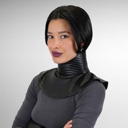 Neck Seal Costume Cosplay Armor Helmet Accessory Ribbed Black Gaiter in Kuwait