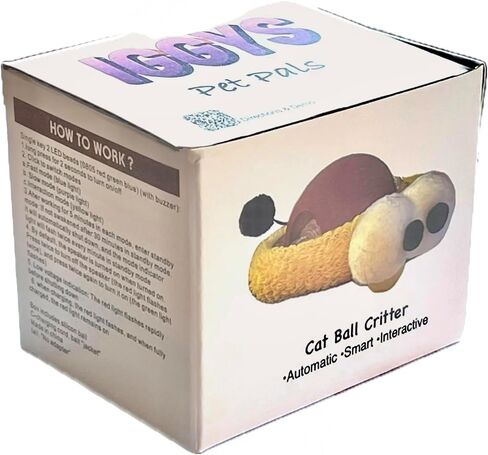 لعبة Cat Ball Critter مشحونة بمنفذ USB تتميز بثلاثة أوضاع حركة سريعة غير متوقعة، تقلب بأضواء LED ومن المؤكد أنها ستبقي حيوانك الأليف مستمتعًا. in Saudi Arabia
