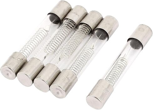 uxcell 5 Piece Microwave Oven Protection High Voltage Fuse Tube 800m Amp, 0.8 Amp, 5KV in Saudi Arabia