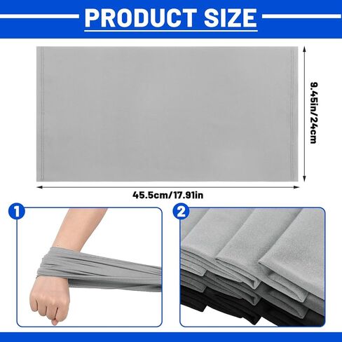 Jecery 60 قطعة من أغطية الرأس للرجال والنساء للحماية من أشعة الشمس فوق البنفسجية ووشاح الوجه متعدد الاستخدام وقناع أسود قابل لإعادة الاستخدام للرياضة والمشي لمسافات طويلة وركوب الدراجات in Kuwait