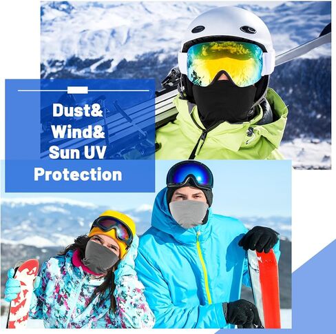 Jecery 60 قطعة من أغطية الرأس للرجال والنساء للحماية من أشعة الشمس فوق البنفسجية ووشاح الوجه متعدد الاستخدام وقناع أسود قابل لإعادة الاستخدام للرياضة والمشي لمسافات طويلة وركوب الدراجات in Kuwait