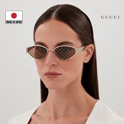 غوتشي نظارة شمسية كبيرة الحجم بتصميم مربع للنساء GG1267S + حزمة مع مجموعة نظارات فاخرة من اي شيدز، اسود، 60 ملم, أسود in Saudi Arabia