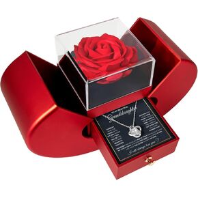 FG Family Gift Mall Granddaughter Gifts From Grandma and Granddaughter Birthday Message Card Necklace From Grandmother or Grandpa Jewelry Charm Present with Message Card and Gift Box in Kuwait