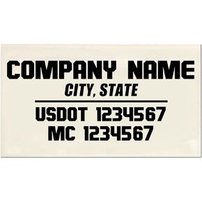 Custom Truck Company Lettering Vinyl Decal Sticker Set – Weatherproof Vinyl Numbers for Semi Trucks, Tow Trucks & Fleet Vehicles 873-3 in Saudi Arabia