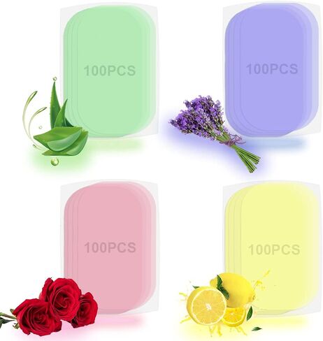 200 قطعة من أوراق الصابون الورقية المحمولة من فانسيو، صابون يدوي رغوي للسفر، رقائق صابون معطرة صغيرة للاستعمال مرة واحدة، صديقة للبشرة ولا تجفف اليدين للاستخدام في الهواء الطلق، والتخييم والمشي لمسافات طويلة in Kuwait