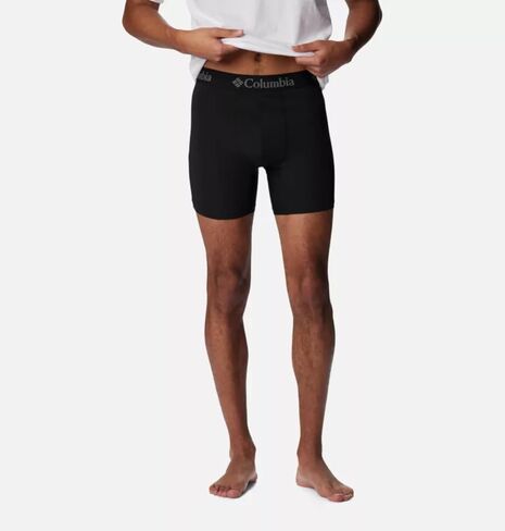 Columbia Men's Printed Polyester Stretch Solid Boxer Brief 3 Pair in Saudi Arabia
