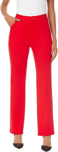 iChosy Women's Stretchy Straight Leg Dress Work Pants Business Office Casual Slacks with Pockets in Saudi Arabia