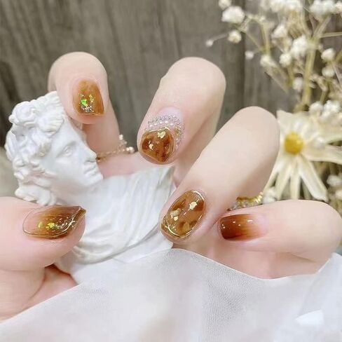 Magrace Extra Long Press on Nails Coffin Fake Nails French Tips False Nails with Designs 24 pcs Stick on Nails for Women in Saudi Arabia