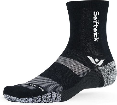 Swiftwick- FLITE XT FIVE Running & Golf Socks, Fitness, Ultimate Stability, Non-Slip Crew Socks in Kuwait