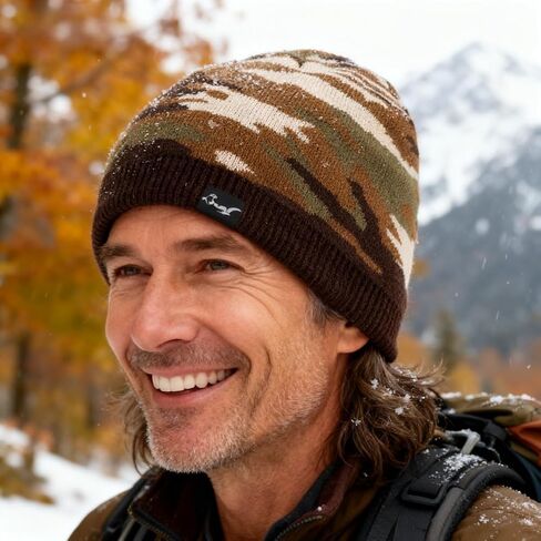 100% Waterproof Windproof Beanie Hat - Fleece Lined Skull Cap for Men & Women Warm Winter Knit Cap for Hiking, Skiing. in Kuwait