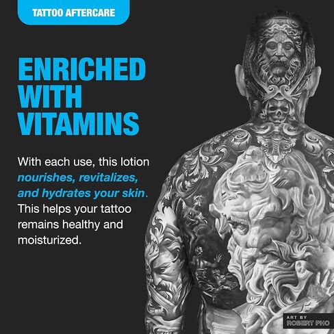 H2Ocean Ocean Care Tattoo Aftercare Water-Based Unscented Lotion for Extreme Tattoo Healing, Skin Soothing Cream & Moisturizer 2.5 oz in Saudi Arabia