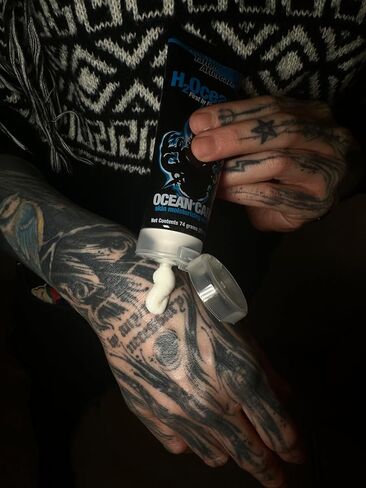 H2Ocean Ocean Care Tattoo Aftercare Water-Based Unscented Lotion for Extreme Tattoo Healing, Skin Soothing Cream & Moisturizer 2.5 oz in Saudi Arabia