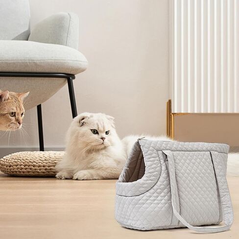 Dog Purses for Small Dogs - Cotton Small Dog Purse Cat Carrier - Portable and Lightweight Carrier Winter Bags for Kittens, Puppies and Cats in Saudi Arabia