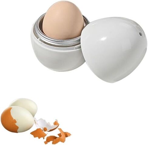 Microwave Egg Boiler 1 Egg Capacity Microwave Egg Cooker for Hard Boiled Eggs Microwave Egg Maker Under 9 minutes Medium and Hard Boiled Egg Cooker Rapid Egg Boiler Microwavable Egg Poacher in Saudi Arabia
