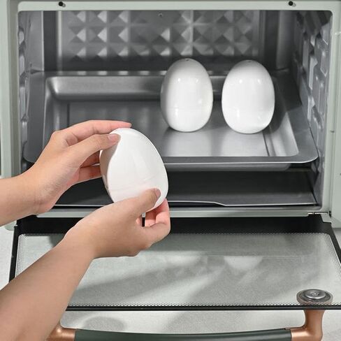 Microwave Egg Boiler 1 Egg Capacity Microwave Egg Cooker for Hard Boiled Eggs Microwave Egg Maker Under 9 minutes Medium and Hard Boiled Egg Cooker Rapid Egg Boiler Microwavable Egg Poacher in Saudi Arabia