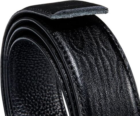 Barry.Wang Mens Color Belt Fashion Genuine Leather Ratchet Automatic Buckle Luxury Gift Box in Kuwait
