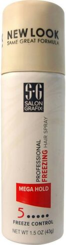 Salon Grafix Hairspray Freezing Mega Hold 10 Ounce (295ml) (6 Pack) in Saudi Arabia