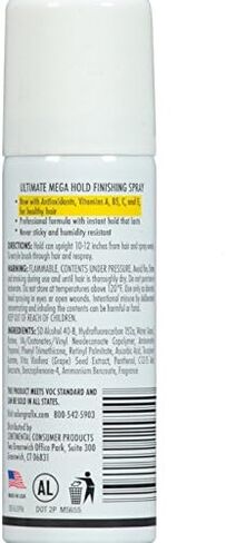 Salon Grafix Hairspray Freezing Mega Hold 10 Ounce (295ml) (6 Pack) in Saudi Arabia