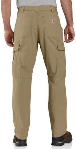 بنطلون للعمل من Carhartt Mens Force مريح مناسب للتمزق من قماش البضائع للعمل in Saudi Arabia