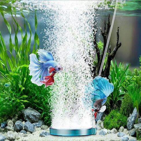 hygger Aquarium Air Stone 2 Inch, Fish Tank Bubbler Stone, Air Bubble Aerator Oxygen Diffuser, Air Pump Accessories for Aquariums, Fish Tanks, Hydroponics and Ponds in Saudi Arabia