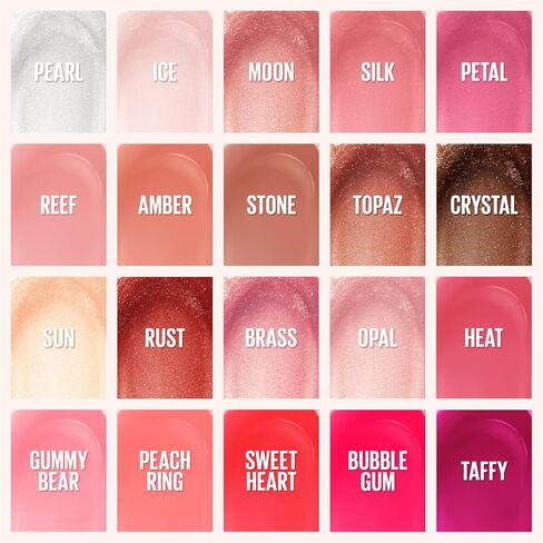 Maybelline New York Maybelline Lifter Gloss Lip Gloss Makeup With Hyaluronic Acid, Opal, 0.18 Fl. Ounce, 012 Opal, 0.18 fluid_ounces (Pack of 2) in Saudi Arabia