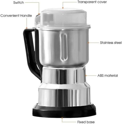 Electricc Powderr Grinderrs Smalll Foods Processor Fine Powder Creator 40000 Rpm Speed ​​قابل للتعديل مناسب لمطحنة الحبوب والجوز والتوابل in Kuwait