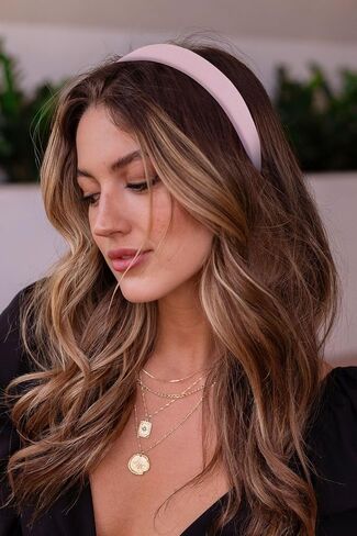 Huachi Knotted Headbands for Women Girls Wide Turban Hair Bands Non Slip Top Knot Design Womens Headbands, Fashion Hair Accessories Valentine Birthday Gift Solid Colors in Saudi Arabia