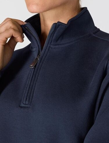 سويت شيرت Carhartt نسائي مريح متوسط ​​الوزن برقبة وهمية وربع سحاب in Saudi Arabia