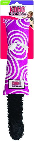 KONG Kickeroo Swirl Cat Toy – Plush with Crinkle Sound, Soft Catnip Toy for Indoor Cats – Assorted Colors in Saudi Arabia