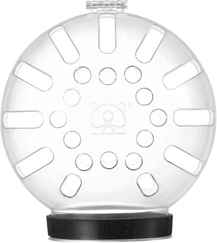 Cat Muzzle with Breathable Hood, Transparent Anti-Bite Astronaut-Style Face Cat Mask Hood for Grooming & Bathing, Trimming Nails, Prevent from Small Dog Cats Biting and Chewing, for Neck 7.36-8.94'' in Kuwait